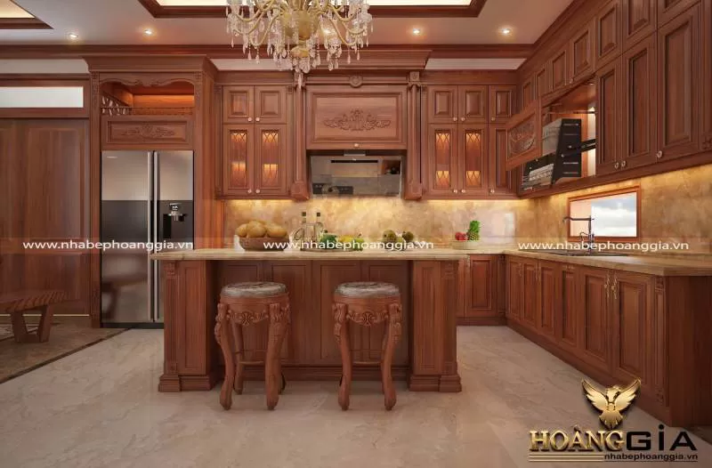 Mẫu phòng bếp Hoàng Gia TBHG 15