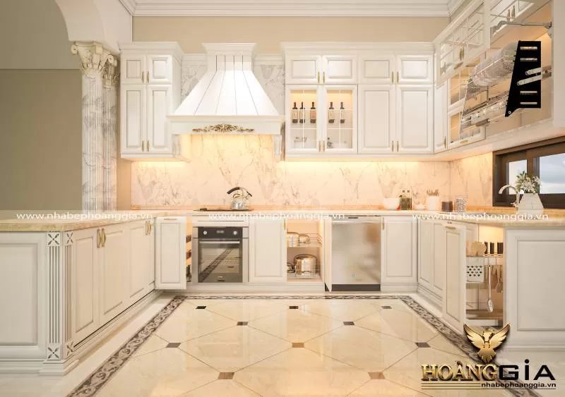 Mẫu phòng ăn và bếp hoàng gia TBHG 11