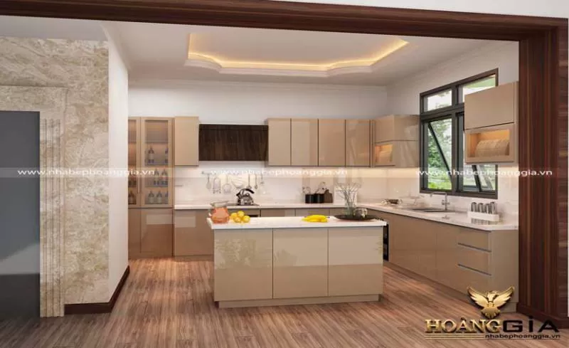 Tủ bếp hiện đại TBHĐ06