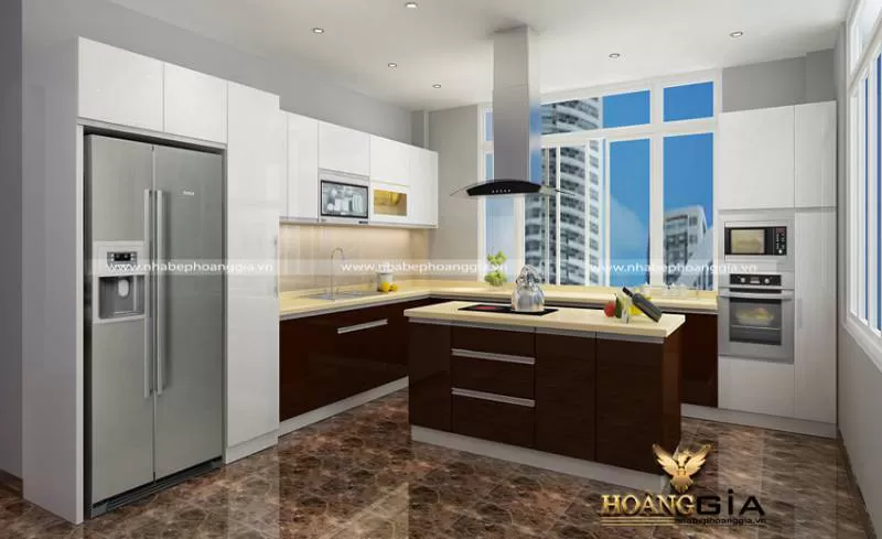 Tủ bếp hiện đại TBHĐ03