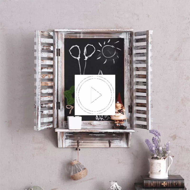 Bảng gỗ treo tường phong cách vintage GHS-6504