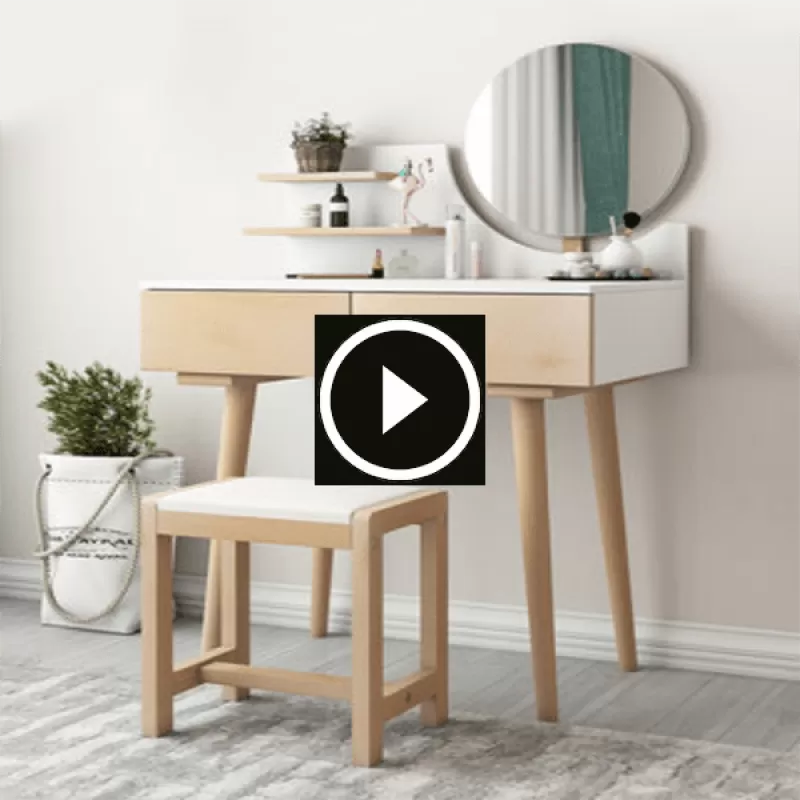 Bàn trang điểm hiện đại kiểu dáng nhỏ gọn GHS-4798 