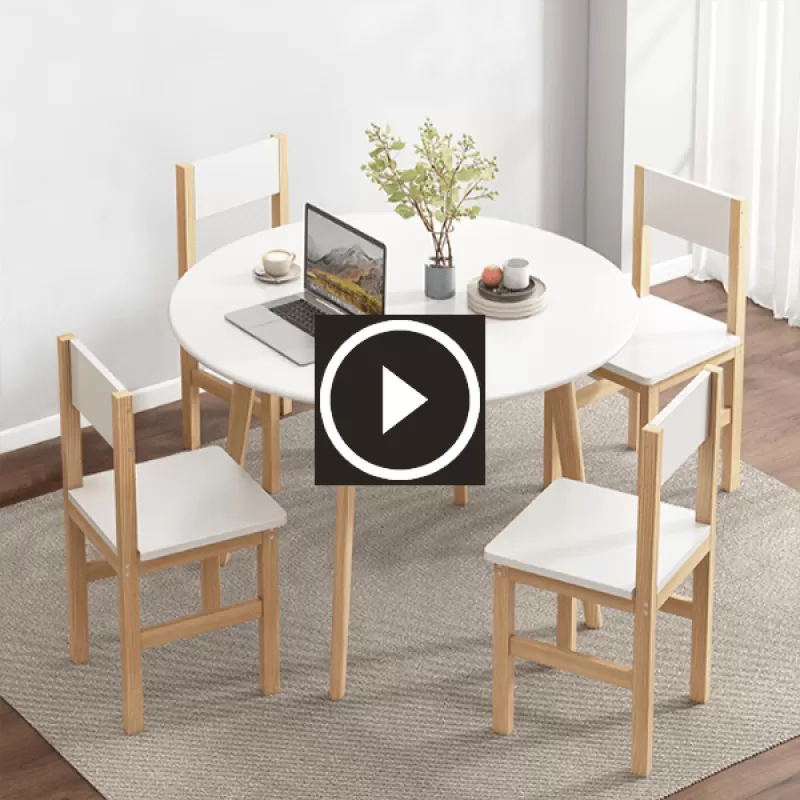 Bộ bàn ăn tròn phong cách hiện đại GHS-41149