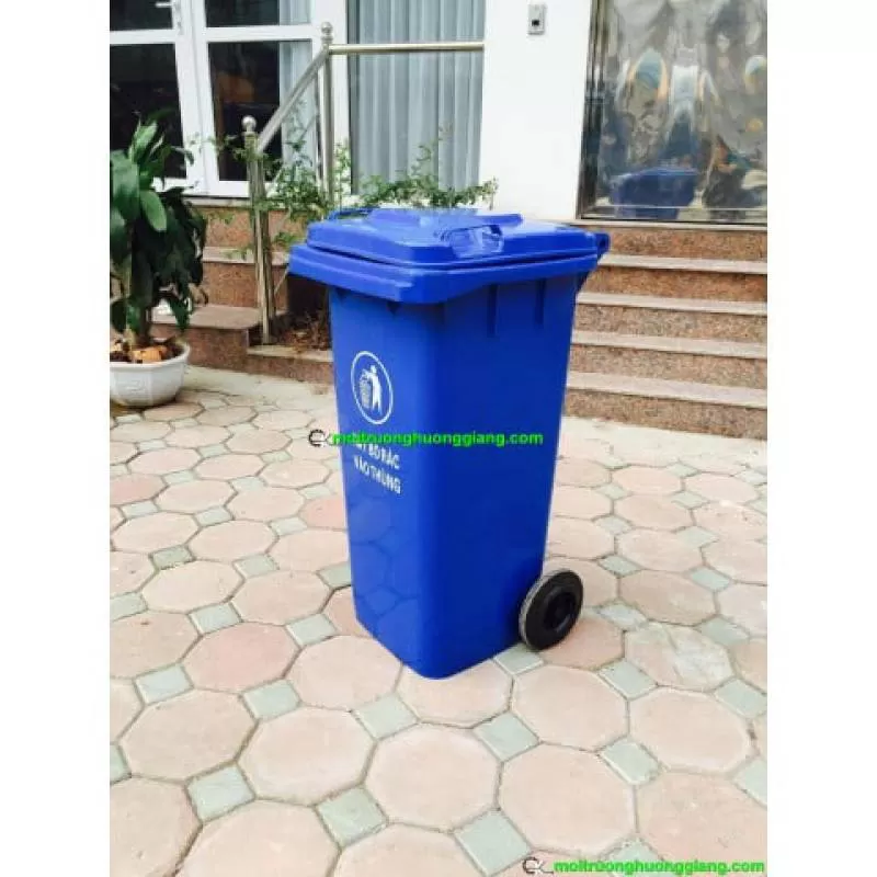 Thùng rác HDPE 120 Lít