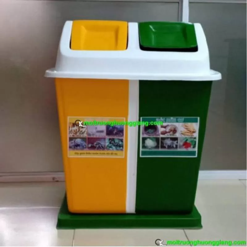 THÙNG RÁC 2 NGĂN