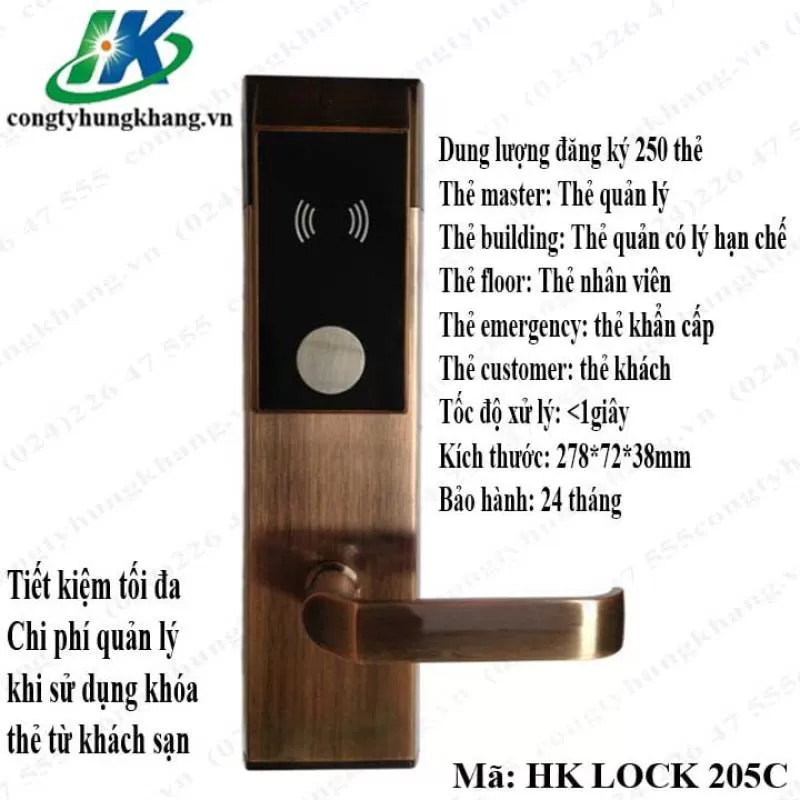 Khóa thẻ từ khách sạn giá rẻ tại Hải Phòng