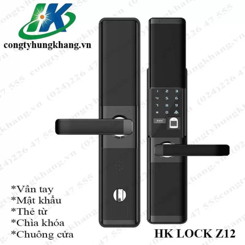 Khoá cửa vân tay nắp trượt tự động cao cấp