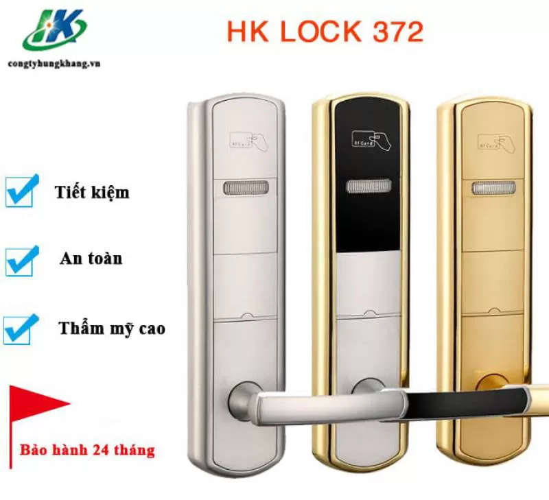 Khóa thẻ từ khách sạn HK LOCK 372