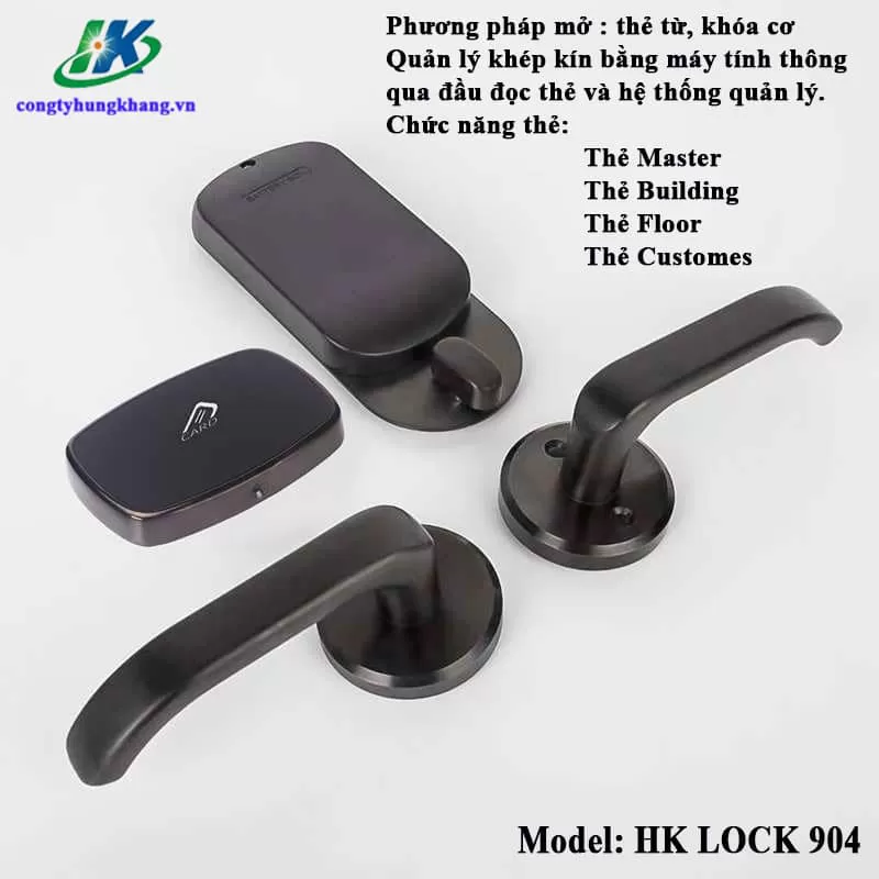 Khóa khách sạn thẻ từ HK LOCK 904