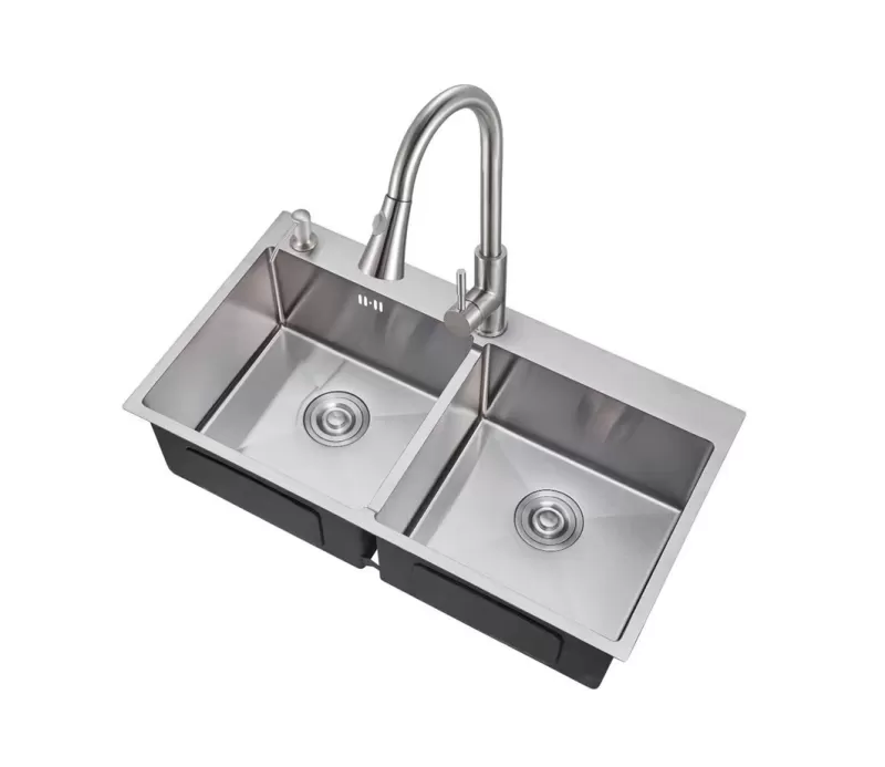 Chậu rửa bát 2 hố cân CS - 8245L 