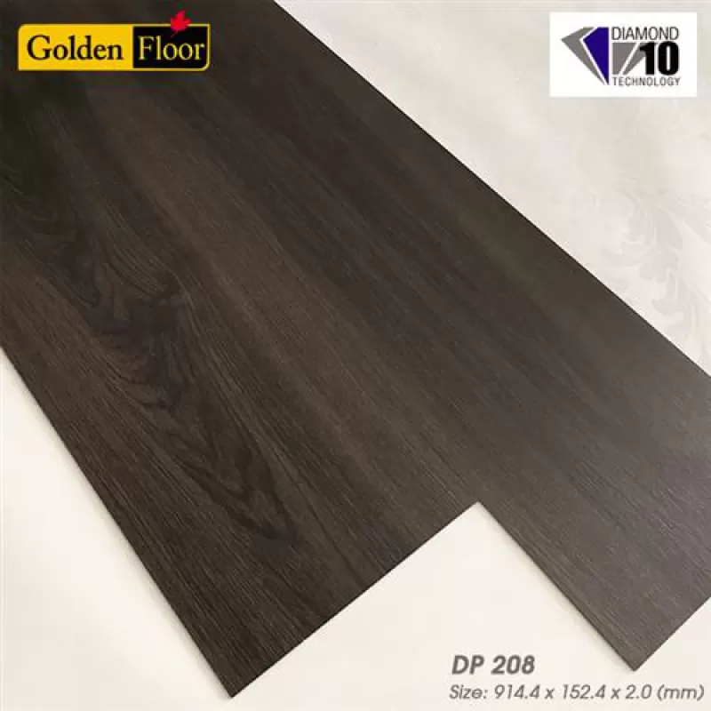 SÀN NHỰA GOLDEN FLOOR VÂN GỖ DP208