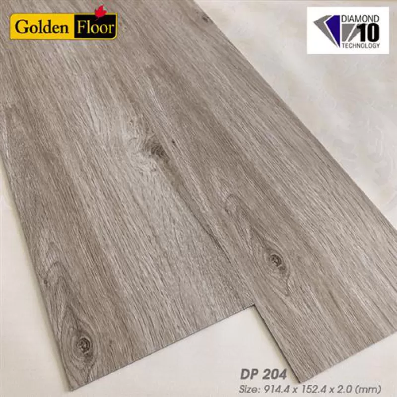 SÀN NHỰA GOLDEN FLOOR VÂN GỖ DP204