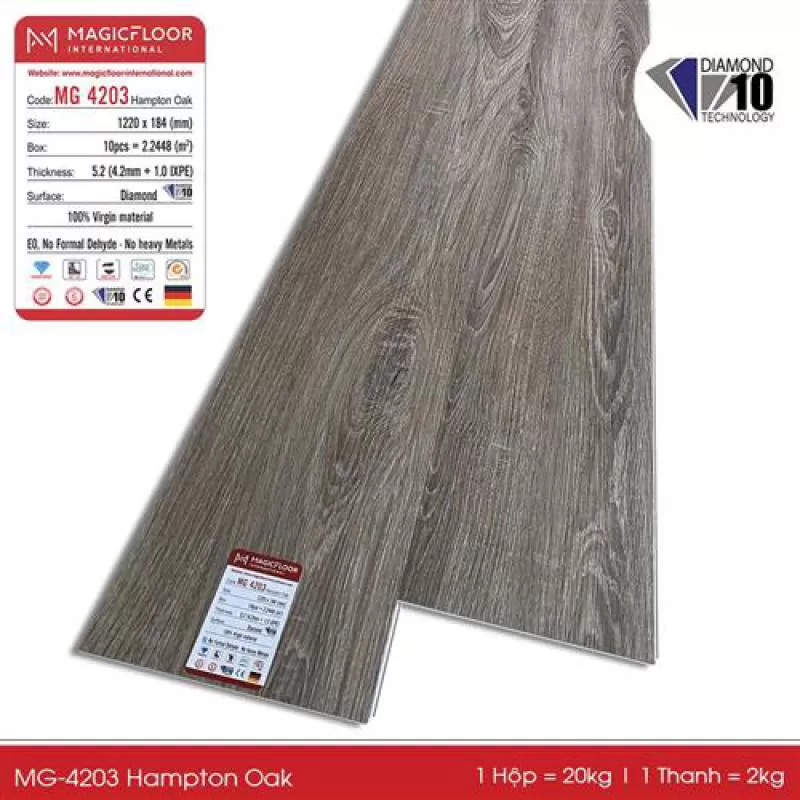 SÀN SPC IXPE MG 4203 HAMPTON OAK