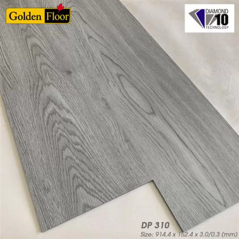 SÀN NHỰA GOLDEN FLOOR VÂN GỖ DP310 - 3.0MM