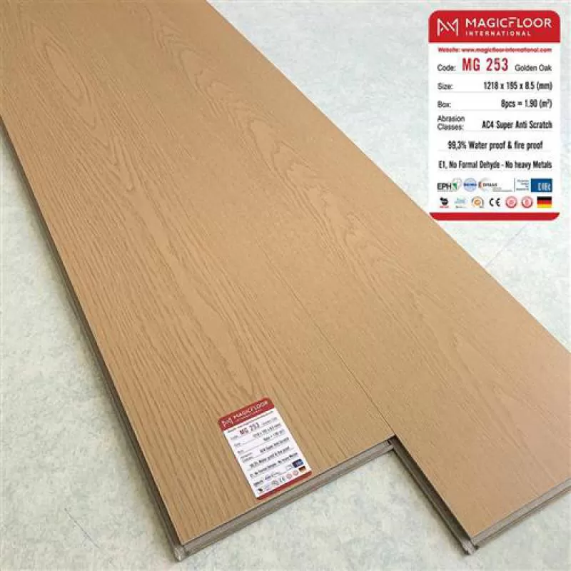 SÀN MG 253 GOLDEN OAK - 8.5MM