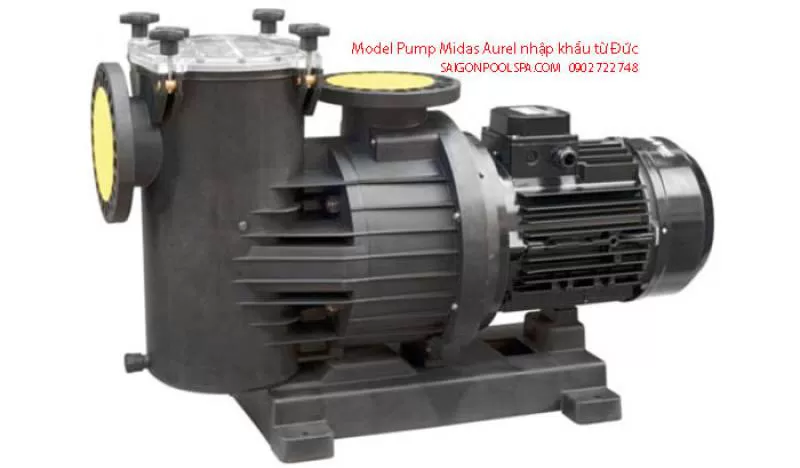 Máy bơm Midas MIDA Aurel nhập khẩu Đức, siêu mạnh cho bể bơi Olympic