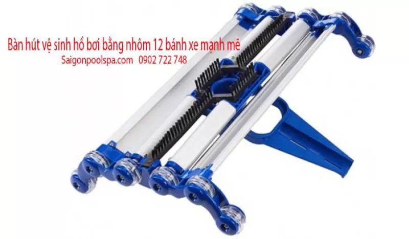 Bàn hút vệ sinh bể bơi bằng nhôm