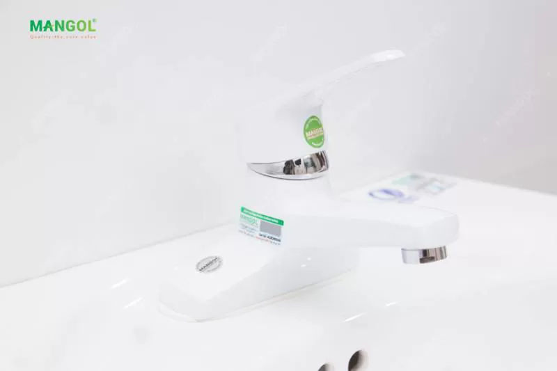 Bộ vòi chậu nóng lạnh Mangol Mg308