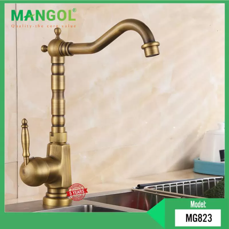 Vòi rửa bát cổ điển Mangol Mg823
