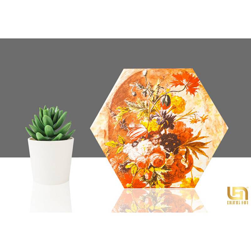 Gạch bông lục giác 20x23cm 23029W-3