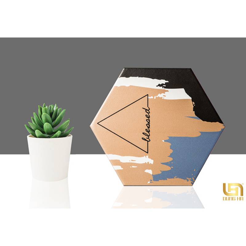 Gạch bông lục giác nhập khẩu 20x23cm 23022-3