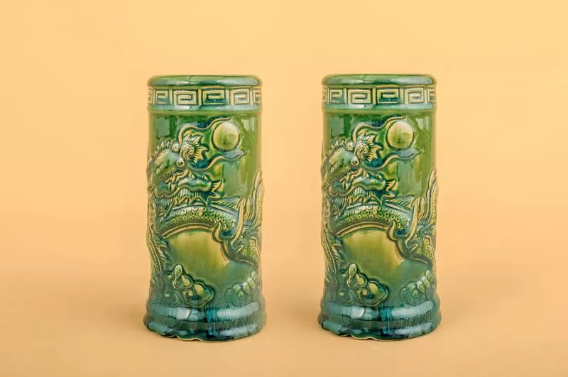 Ống hương S3 men Ngọc Lục Bảo