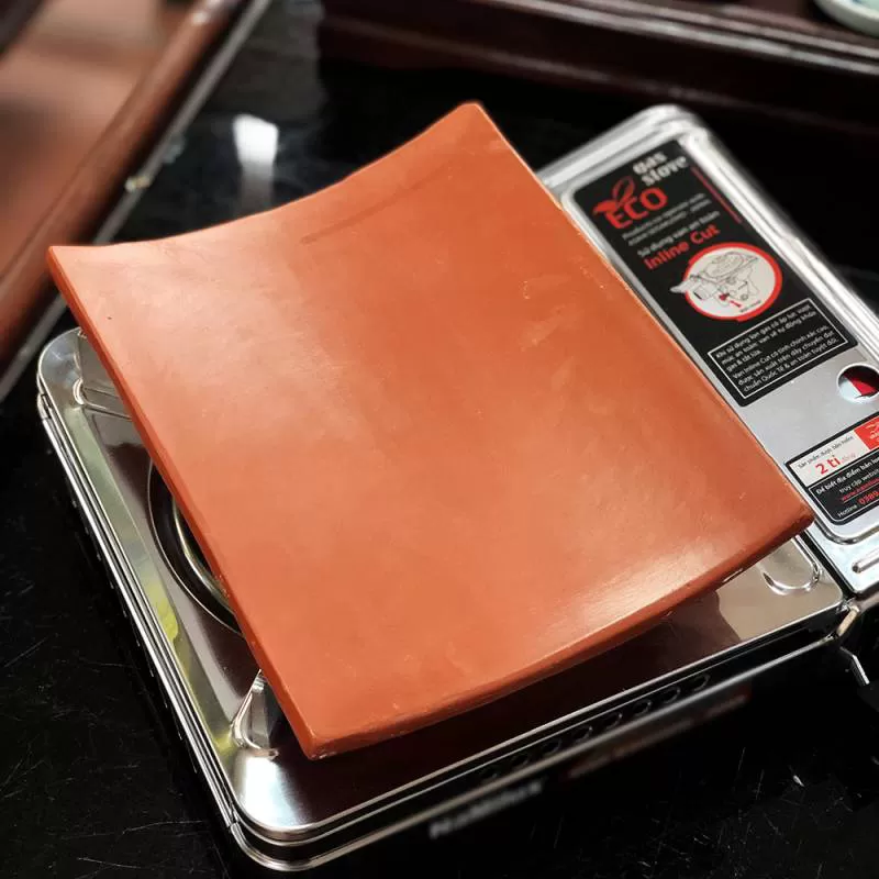 Ngói nướng thịt NodaCook đất nung Chơn - Không thể vỡ