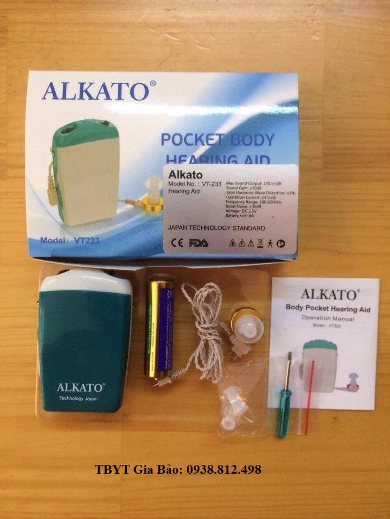 Máy trợ thính Alkato VT233