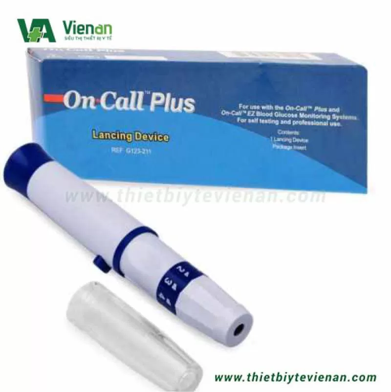 Bút lấy máu máy đo đường huyết On Call Plus sản phẩm kiểm soát tình trạng sức khỏe tại nhà