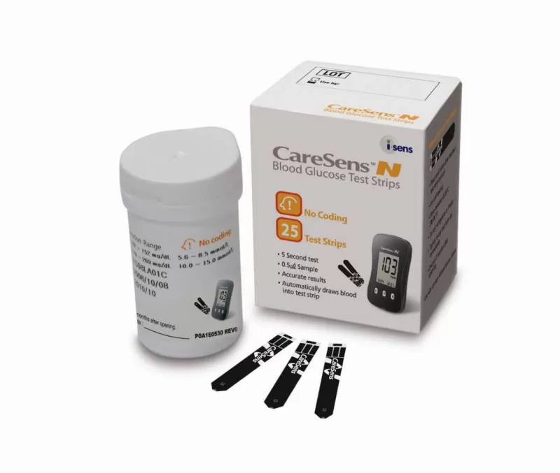 Que thử đường huyết Caresens