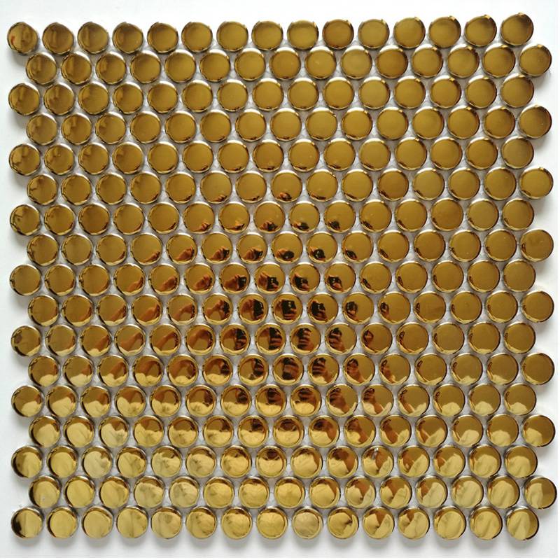 Gạch trang trí nội thất 310x324mm màu vàng theo phong cách Châu Âu KWK1001