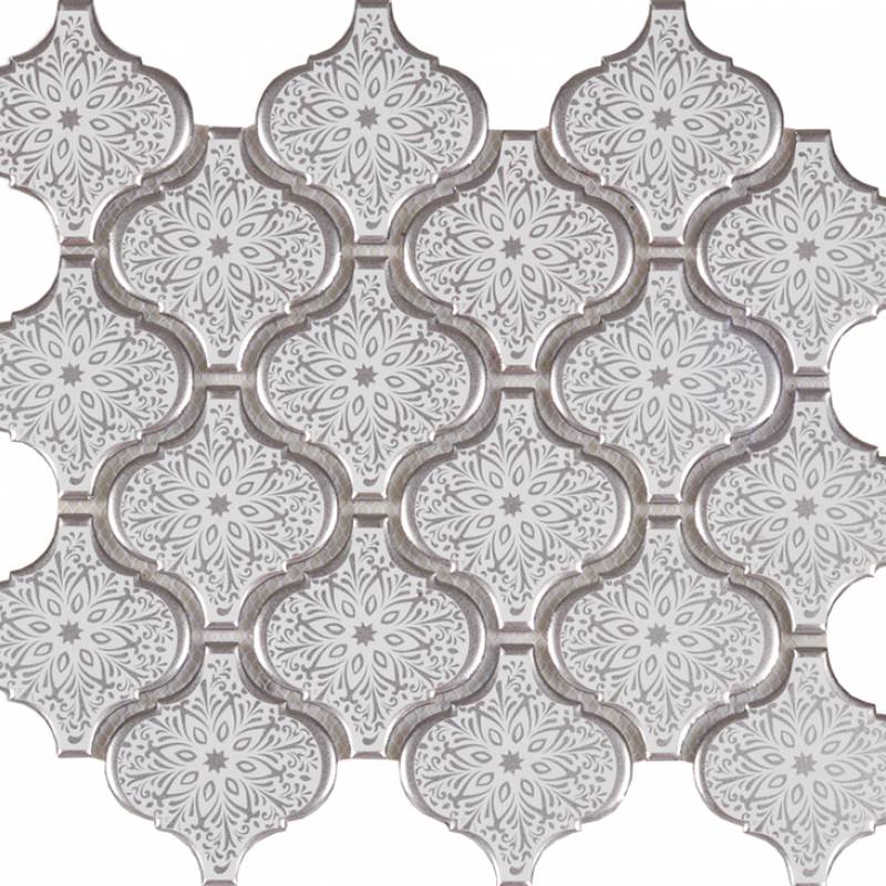 Gạch trang trí ốp tường hình đèn lồng 78x74mm màu trắngTAJ-Y-21-14