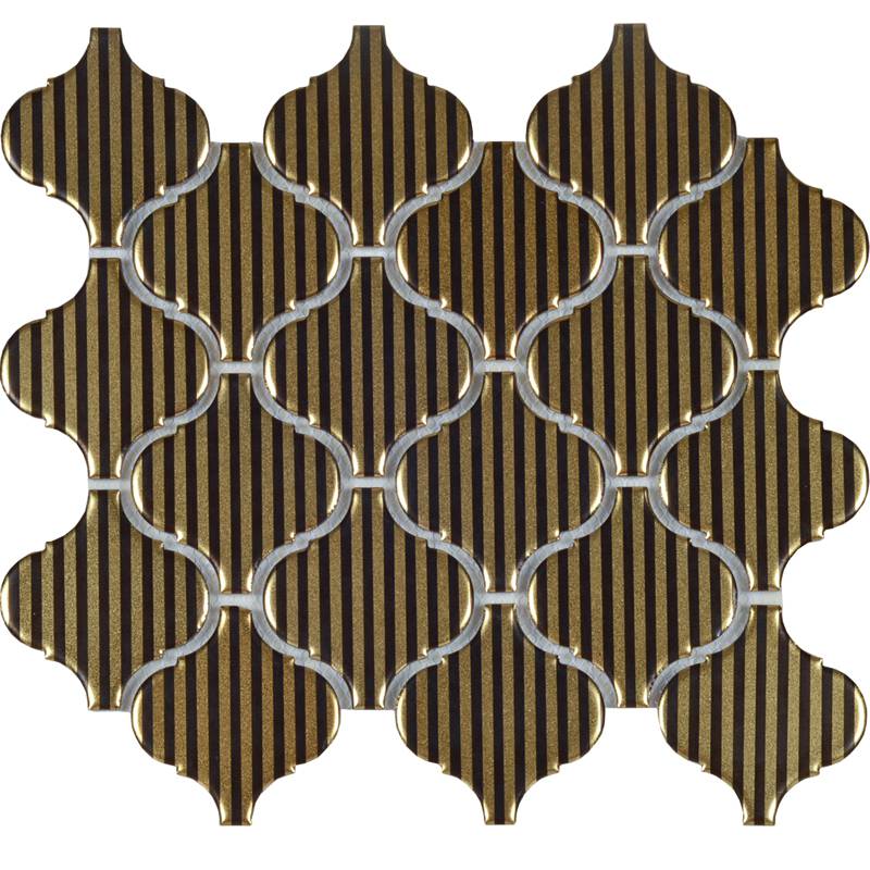Gạch trang trí ốp tường hình đèn lồng 78x74mm màu đồng TAJ-Y-21-05