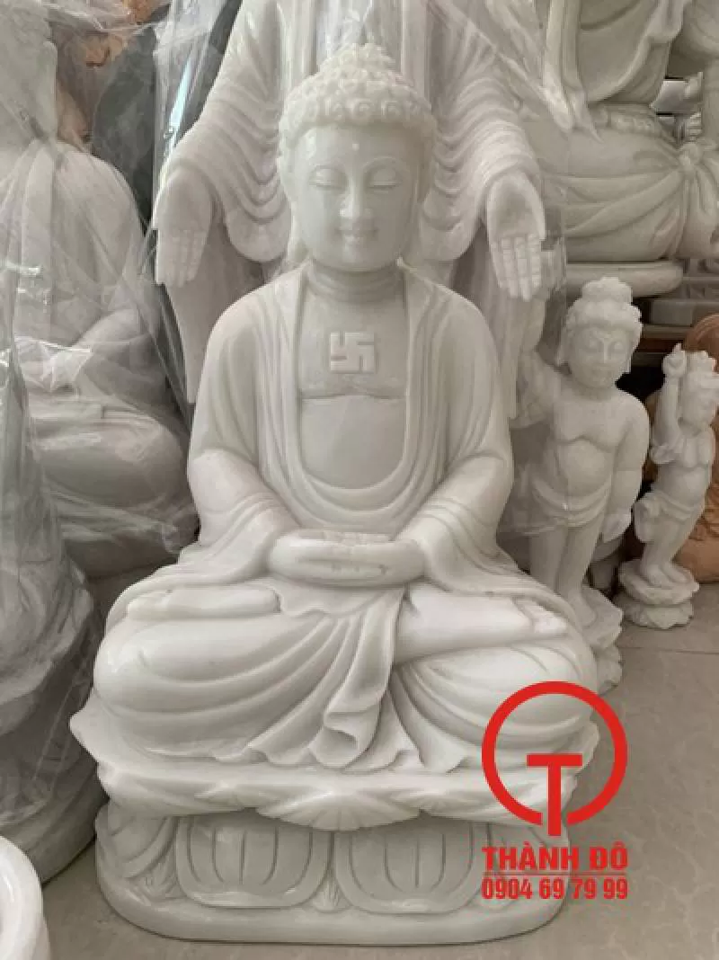 Tượng A Di Đà ngồi 50cm