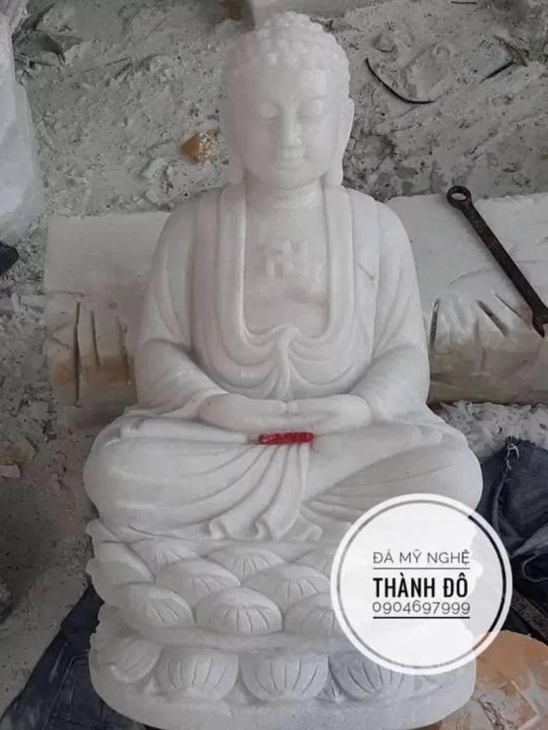 Tượng Phật A Di Đà ngồi 50cm