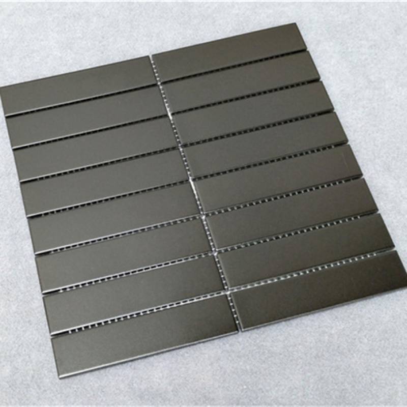 Gach mosaic trang trí 280x295mm màu đen DG532