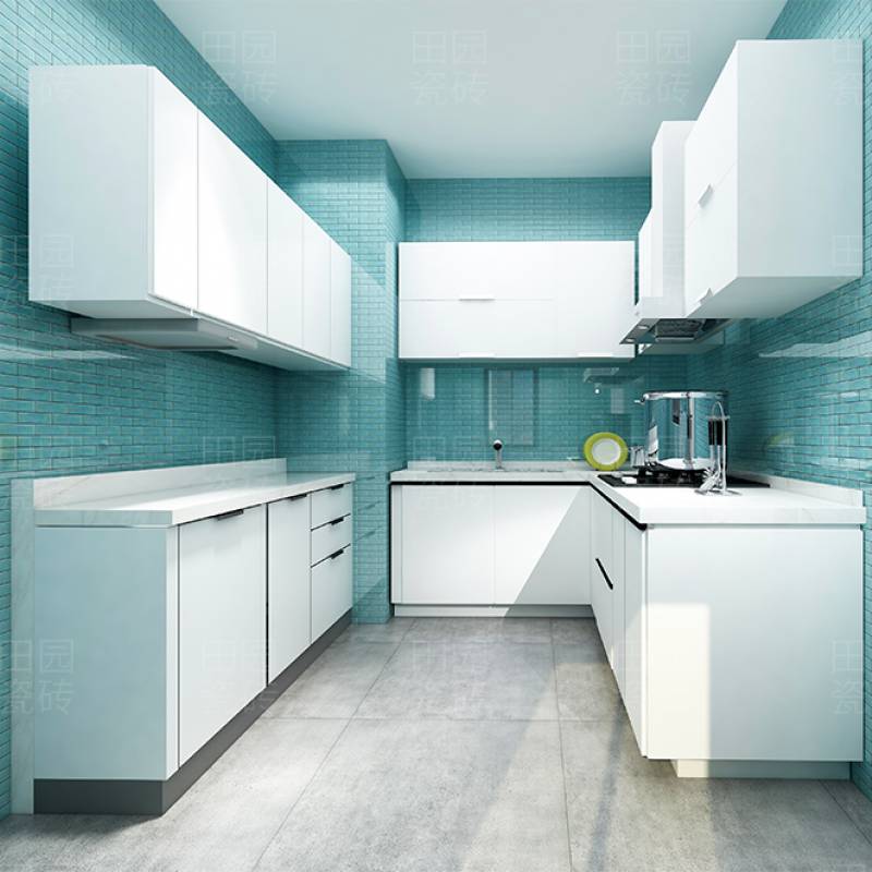 Gach mosaic trang trí 280x295mm màu xanh PN259