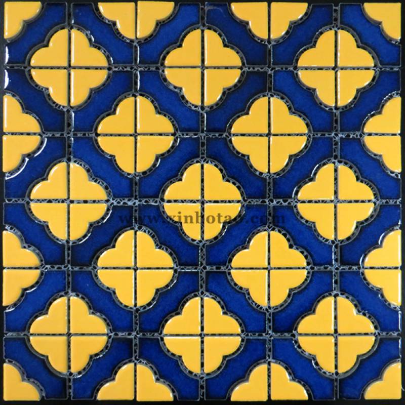 Gạch mosaic trang trí 305x305mm màu sắc hỗn hợp XBB-0101