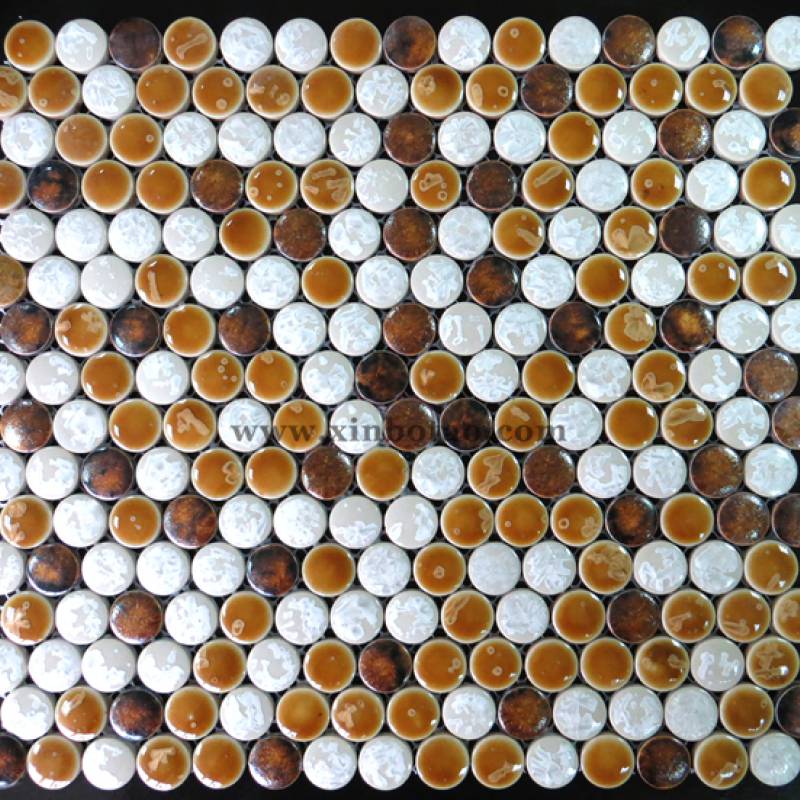 Gạch mosaic trang trí 305x305mm màu sắc hỗn hợp XBT-DX17