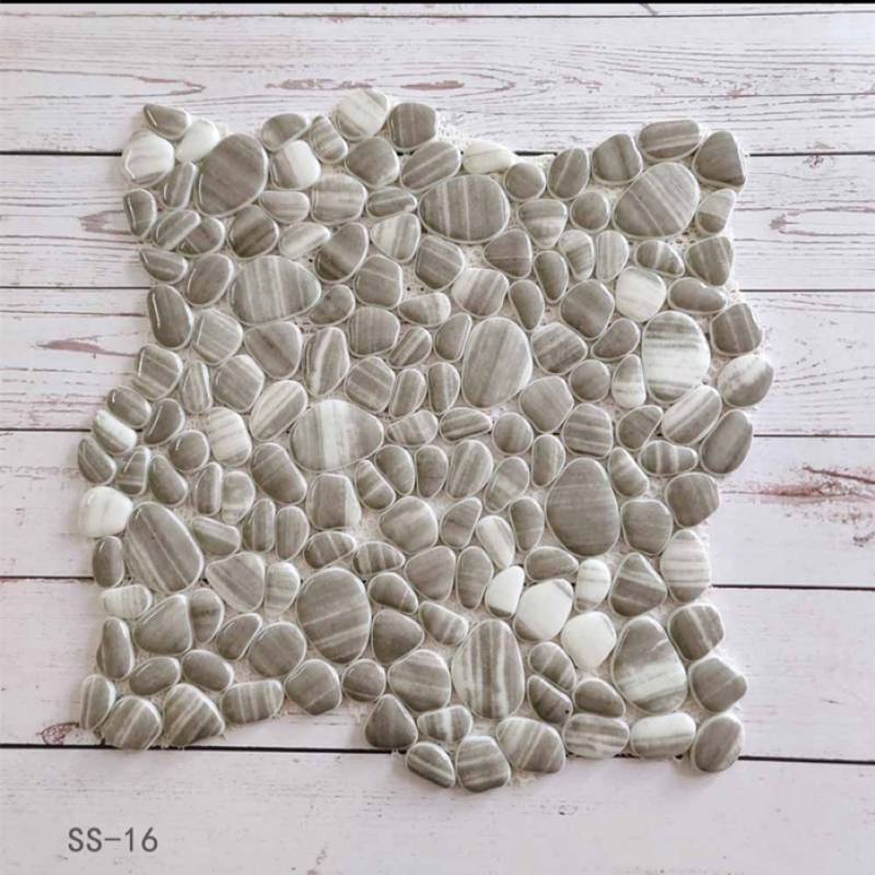 Gạch mosaic trang trí 300x300mm màu xám SS16