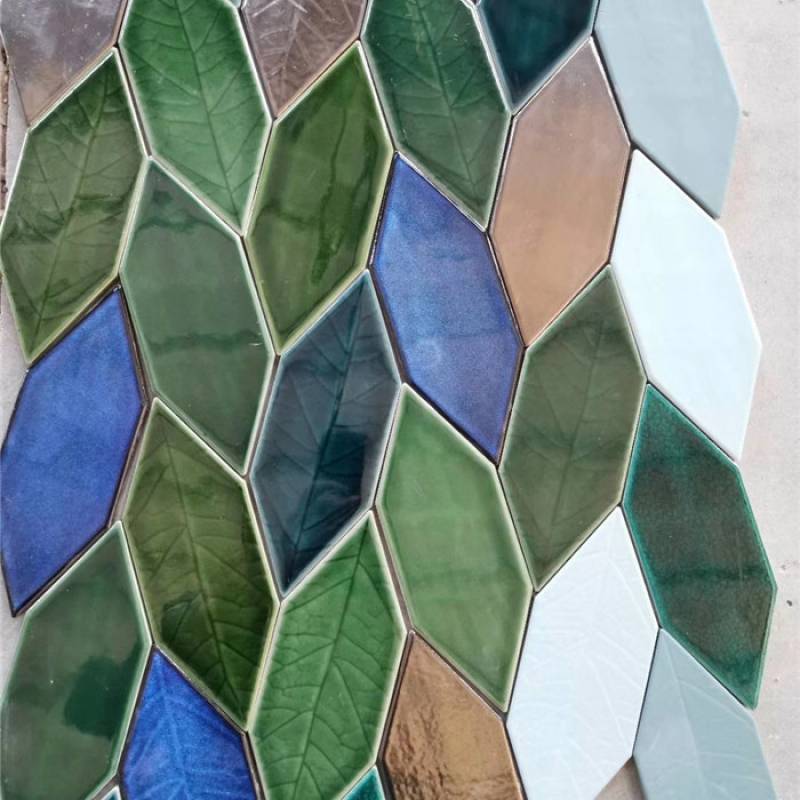 Gạch mosaic trang trí 300x300mm màu sắc hỗn hợp N-11