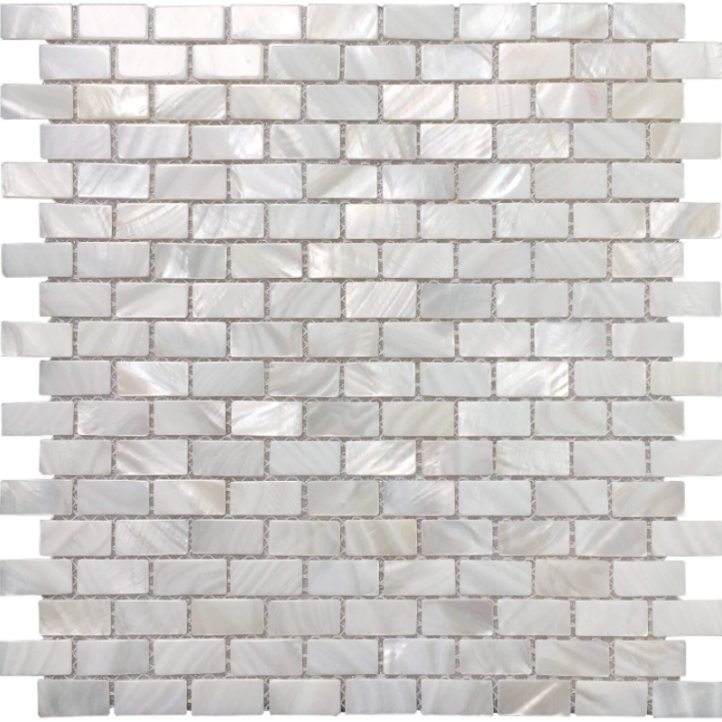 Gạch mosaic màu trắng ngọc trai MK236
