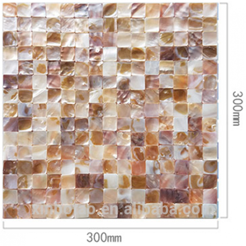 Gạch mosaic màu hỗn hợp độc đáo ngọc trai BK806