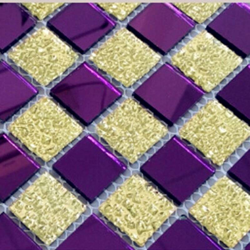 Gạch mosaic bể bơi màu tím GT569