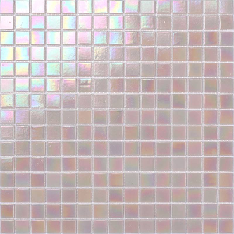 Gạch mosaic trang trí màu hồng vuông óng ánh 20434