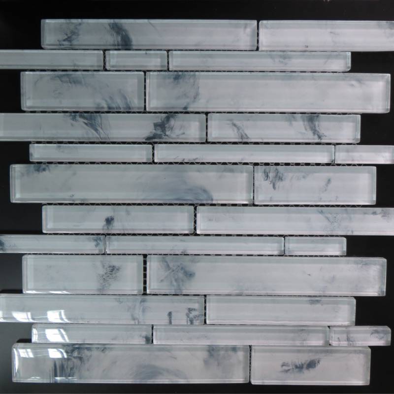 Gạch mosaic trang trí màu trắng Sym20053-3