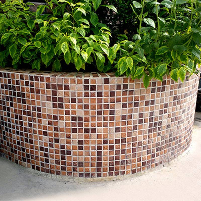 Gạch Trang Trí Phòng Tắm Và Vườn gạch Mosaic Ceramic