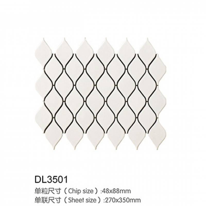 Gạch thiết kế Cho Phòng Tắm, Phòng Khách Tường Và Sàn Gạch Mosaic DL3501