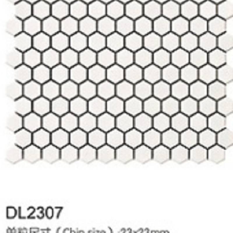 Gạch Hoa Mẫu Gốm Nhỏ Hình Lục Giác Gạch Mosaic Tiies DL 2307