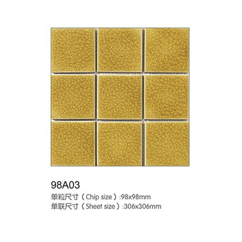 Gạch Mosaic Khảm Tường Và Lát Sàn Hiện Đại cho Phòng Tắm Và Hồ Bơi 98A03